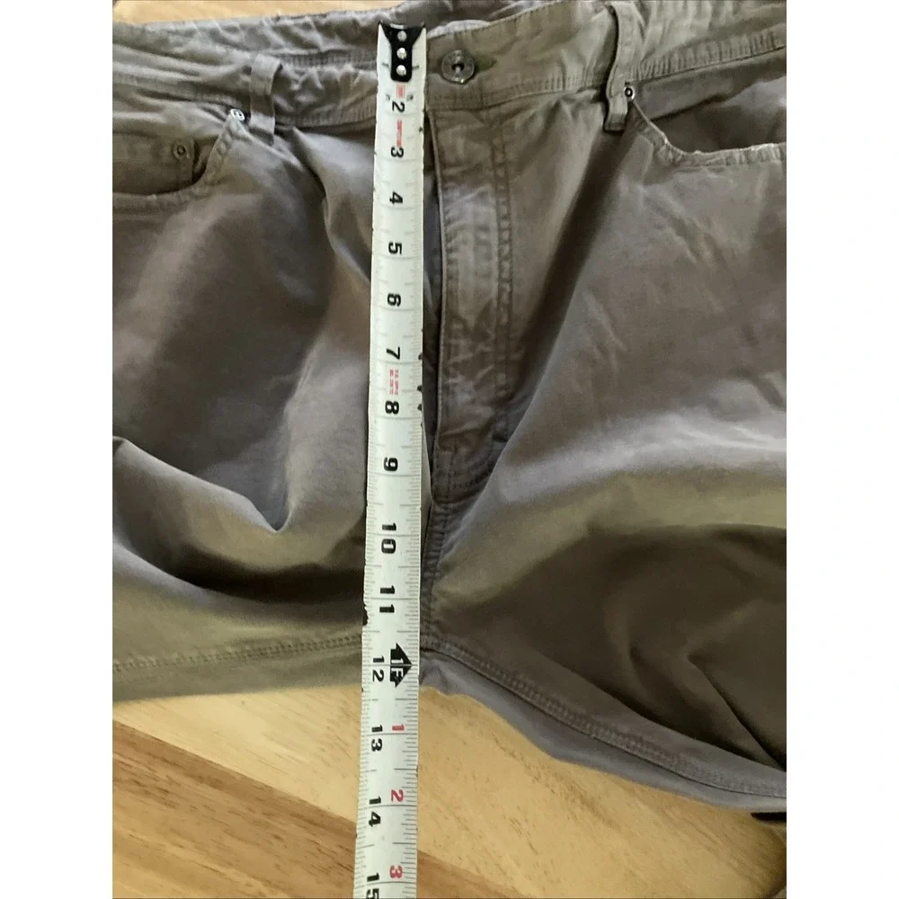 Orvis Cotton Spandex Blend Regular Fit Pants in Grey 40x34